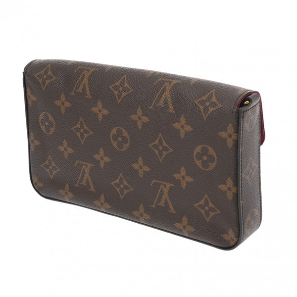 LOUIS VUITTON ルイヴィトン モノグラム ポシェットフェリシー フューシャ M81896 レディース レザー ショルダーバッグ ABランク 中古 銀蔵