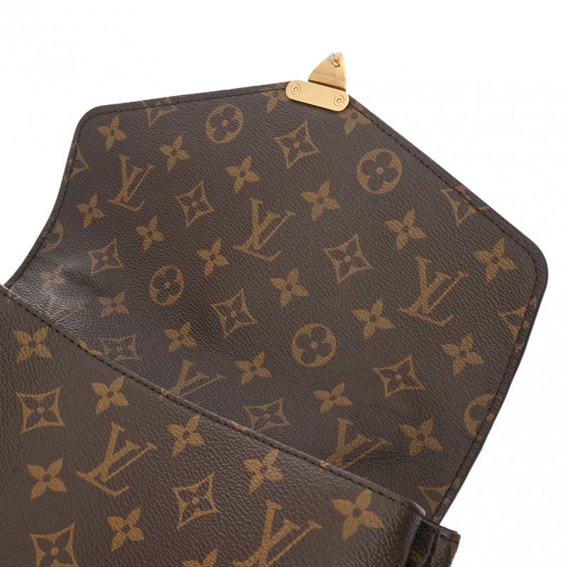 LOUIS VUITTON ルイヴィトン モノグラム ポシェットメティス MM 2WAY ブラウン/アイボリー M45152 レディース モノグラムキャンバス ハンドバッグ ABランク 中古 銀蔵