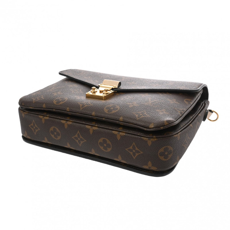 LOUIS VUITTON ルイヴィトン モノグラム ポシェットメティス MM 2WAY ブラウン/アイボリー M45152 レディース モノグラムキャンバス ハンドバッグ ABランク 中古 銀蔵