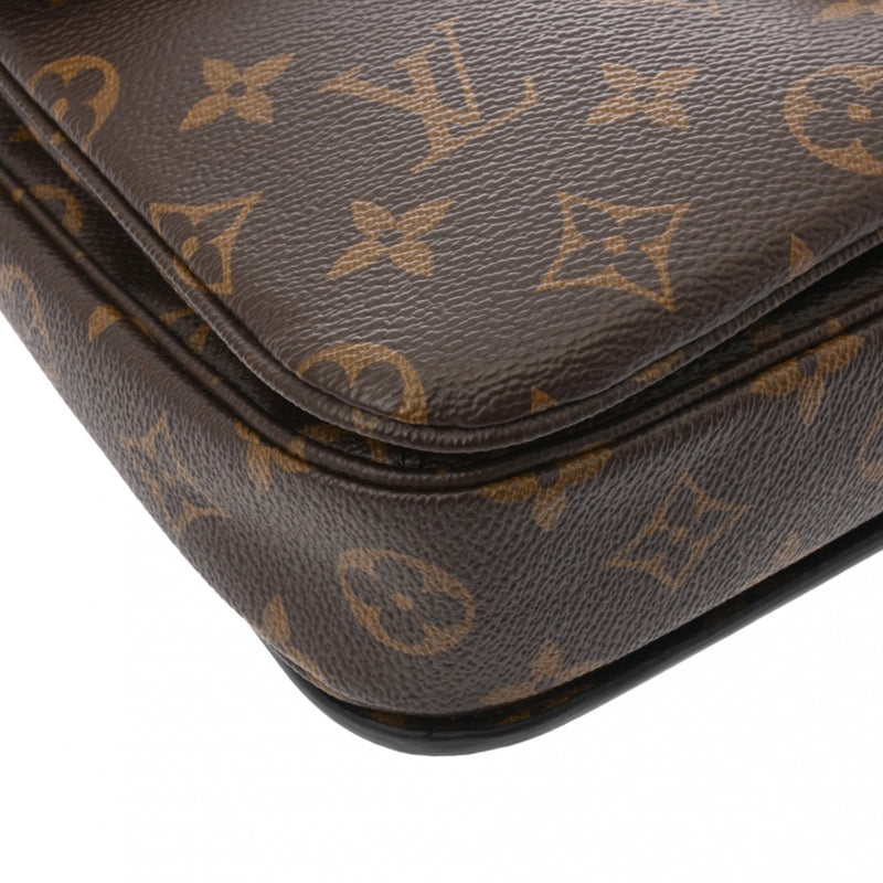 LOUIS VUITTON ルイヴィトン モノグラム ポシェットメティス MM 2WAY ブラウン/アイボリー M45152 レディース モノグラムキャンバス ハンドバッグ ABランク 中古 銀蔵