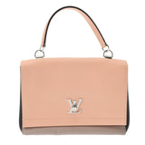 LOUIS VUITTON ルイヴィトン ロックミー2  ピンク/グレー/ノワール M50918 レディース レザー ハンドバッグ Aランク 中古 銀蔵