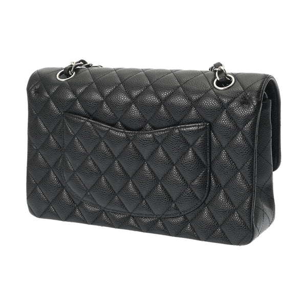 CHANEL シャネル マトラッセ クラシックハンドバッグ 25cm ブラック A01112 レディース キャビアスキン ショルダーバッグ Aランク 中古 銀蔵