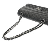 CHANEL シャネル マトラッセ クラシックハンドバッグ 25cm ブラック A01112 レディース キャビアスキン ショルダーバッグ Aランク 中古 銀蔵