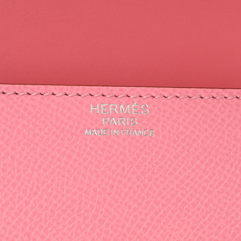 HERMES エルメス モザイク 24-17 ローズコンフェッティ Y刻印(2020年頃) レディース ヴォーエプソン ショルダーバッグ ABランク 中古 銀蔵