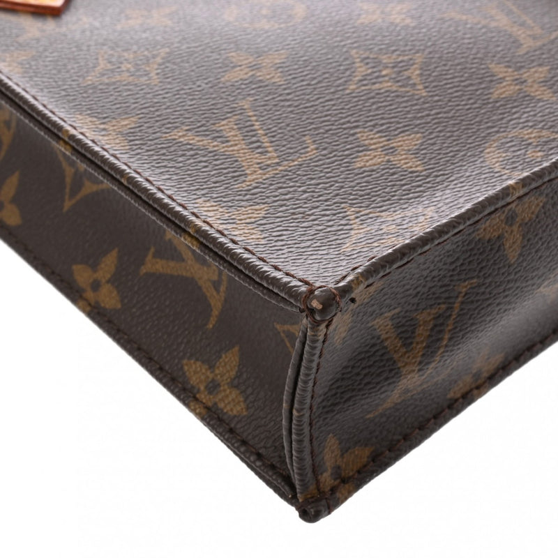 LOUIS VUITTON ルイヴィトン モノグラム プティット サックプラ 旧型 2WAY ブラウン M69442 レディース モノグラムキャンバス ハンドバッグ ABランク 中古 銀蔵