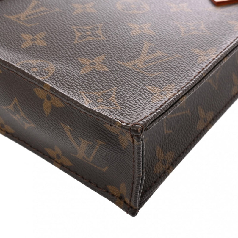 LOUIS VUITTON ルイヴィトン モノグラム プティット サックプラ 旧型 2WAY ブラウン M69442 レディース モノグラムキャンバス ハンドバッグ ABランク 中古 銀蔵