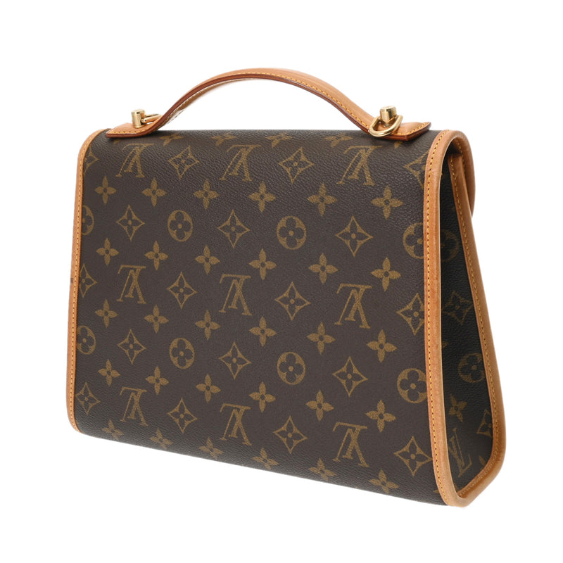 LOUIS VUITTON ルイヴィトン モノグラム ベルエア 2WAY ブラウン M51122 ユニセックス モノグラムキャンバス ハンドバッグ Bランク 中古 銀蔵