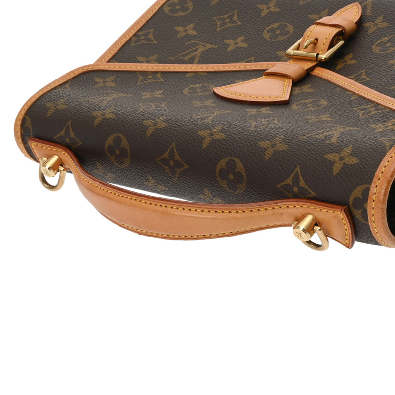 LOUIS VUITTON ルイヴィトン モノグラム ベルエア 2WAY ブラウン M51122 ユニセックス モノグラムキャンバス ハンドバッグ Bランク 中古 銀蔵