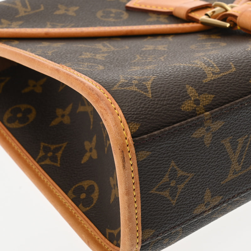 LOUIS VUITTON ルイヴィトン モノグラム ベルエア 2WAY ブラウン M51122 ユニセックス モノグラムキャンバス ハンドバッグ Bランク 中古 銀蔵