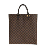 LOUIS VUITTON ルイヴィトン ダミエ サックプラ ブラウン N51140 ユニセックス ダミエキャンバス トートバッグ ABランク 中古 銀蔵