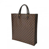 LOUIS VUITTON ルイヴィトン ダミエ サックプラ ブラウン N51140 ユニセックス ダミエキャンバス トートバッグ ABランク 中古 銀蔵