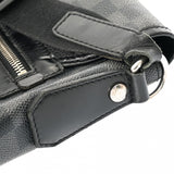 LOUIS VUITTON ルイヴィトン ダミエグラフィット レンツォ 黒/グレー N51213 メンズ ダミエグラフィットキャンバス ショルダーバッグ Bランク 中古 銀蔵