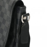 LOUIS VUITTON ルイヴィトン ダミエグラフィット レンツォ 黒/グレー N51213 メンズ ダミエグラフィットキャンバス ショルダーバッグ Bランク 中古 銀蔵