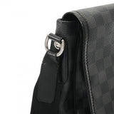 LOUIS VUITTON ルイヴィトン ダミエグラフィット レンツォ 黒/グレー N51213 メンズ ダミエグラフィットキャンバス ショルダーバッグ Bランク 中古 銀蔵