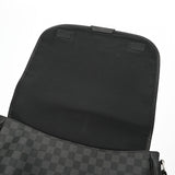 LOUIS VUITTON ルイヴィトン ダミエグラフィット レンツォ 黒/グレー N51213 メンズ ダミエグラフィットキャンバス ショルダーバッグ Bランク 中古 銀蔵