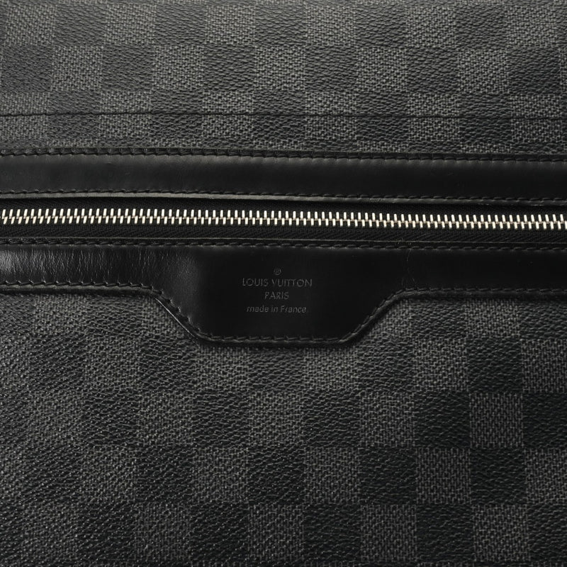 LOUIS VUITTON ルイヴィトン ダミエグラフィット レンツォ 黒/グレー N51213 メンズ ダミエグラフィットキャンバス ショルダーバッグ Bランク 中古 銀蔵