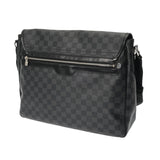LOUIS VUITTON ルイヴィトン ダミエグラフィット レンツォ 黒/グレー N51213 メンズ ダミエグラフィットキャンバス ショルダーバッグ Bランク 中古 銀蔵