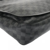 LOUIS VUITTON ルイヴィトン ダミエグラフィット レンツォ 黒/グレー N51213 メンズ ダミエグラフィットキャンバス ショルダーバッグ Bランク 中古 銀蔵