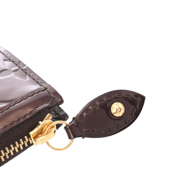 LOUIS VUITTON ルイヴィトン モノグラムヴェルニ ポシェットクレ NM アマラント M93557 レディース モノグラムヴェルニ コインケース ABランク 中古 銀蔵