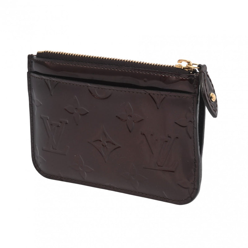 LOUIS VUITTON ルイヴィトン モノグラムヴェルニ ポシェットクレ NM アマラント M93557 レディース モノグラムヴェルニ コインケース ABランク 中古 銀蔵