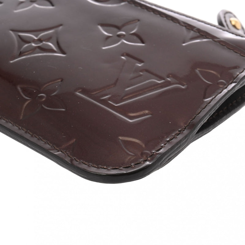 LOUIS VUITTON ルイヴィトン モノグラムヴェルニ ポシェットクレ NM アマラント M93557 レディース モノグラムヴェルニ コインケース ABランク 中古 銀蔵