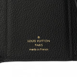 LOUIS VUITTON ルイヴィトン モノグラムアンプラント ポルトフォイユ ヴィクトリーヌ ノワール M64060 レディース レザー 三つ折り財布 ABランク 中古 銀蔵