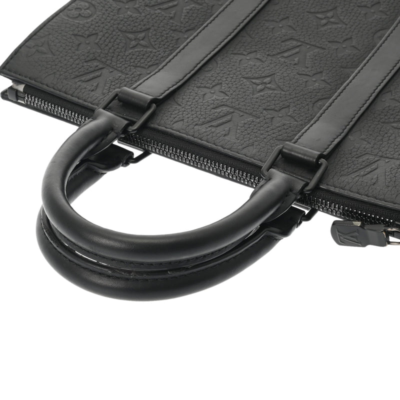 LOUIS VUITTON ルイヴィトン モノグラム サックプラクロス 旧型 2WAY 黒 M59960 ユニセックス トリヨンレザー ハンドバッグ Bランク 中古 銀蔵