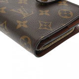 LOUIS VUITTON ルイヴィトン モノグラム コンパクトジップ  ブラウン M61667 ユニセックス モノグラムキャンバス 二つ折り財布 ABランク 中古 銀蔵