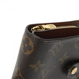 LOUIS VUITTON ルイヴィトン モノグラム コンパクトジップ  ブラウン M61667 ユニセックス モノグラムキャンバス 二つ折り財布 ABランク 中古 銀蔵