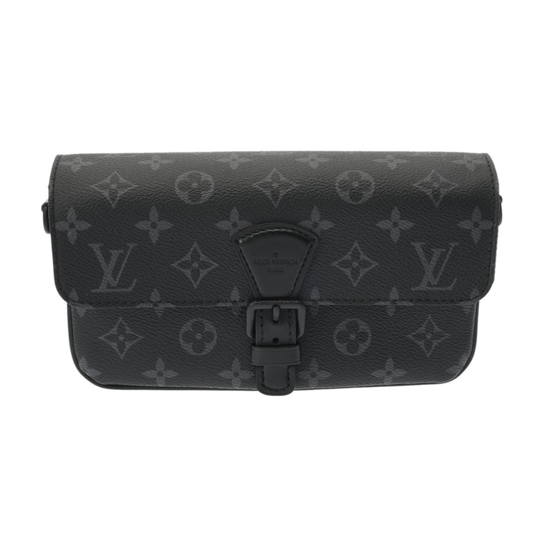 LOUIS VUITTON ルイヴィトン モノグラムエクリプス モンスリ ウェアラブルウォレット ブラック/グレー M83567 メンズ モノグラムエクリプスキャンバス ショルダーバッグ 未使用 銀蔵