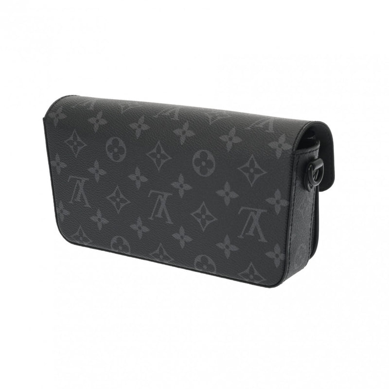 LOUIS VUITTON ルイヴィトン モノグラムエクリプス モンスリ ウェアラブルウォレット ブラック/グレー M83567 メンズ モノグラムエクリプスキャンバス ショルダーバッグ 未使用 銀蔵