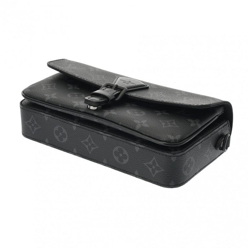 LOUIS VUITTON ルイヴィトン モノグラムエクリプス モンスリ ウェアラブルウォレット ブラック/グレー M83567 メンズ モノグラムエクリプスキャンバス ショルダーバッグ 未使用 銀蔵