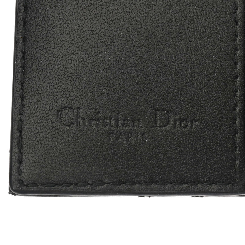 CHRISTIAN DIOR クリスチャンディオール My Dior Aster  ブラック S09830NMJ_M900 レディース レザー キーケース Aランク 中古 銀蔵