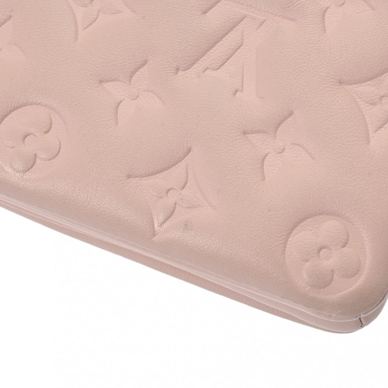 LOUIS VUITTON ルイヴィトン モノグラム ポシェットクッサン ピンク M80818 レディース レザー ショルダーバッグ ABランク 中古 銀蔵