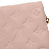 LOUIS VUITTON ルイヴィトン モノグラム ポシェットクッサン ピンク M80818 レディース レザー ショルダーバッグ ABランク 中古 銀蔵