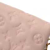 LOUIS VUITTON ルイヴィトン モノグラム ポシェットクッサン ピンク M80818 レディース レザー ショルダーバッグ ABランク 中古 銀蔵
