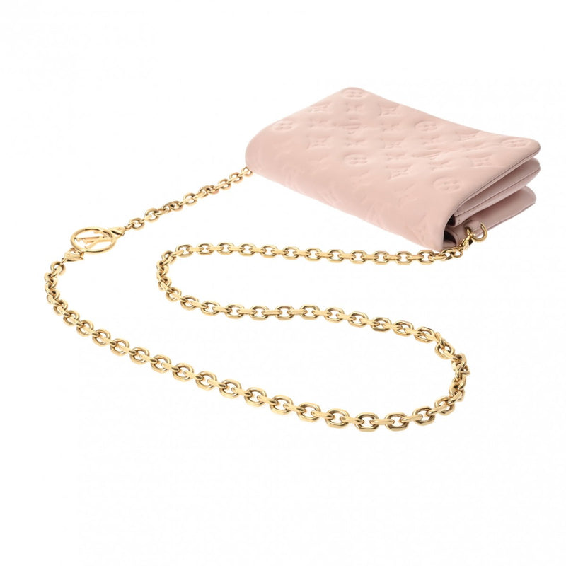 LOUIS VUITTON ルイヴィトン モノグラム ポシェットクッサン ピンク M80818 レディース レザー ショルダーバッグ ABランク 中古 銀蔵