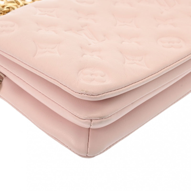 LOUIS VUITTON ルイヴィトン モノグラム ポシェットクッサン ピンク M80818 レディース レザー ショルダーバッグ ABランク 中古 銀蔵