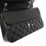 CHANEL シャネル マトラッセ 1.12 クラシック ハンドバッグ 25cm ブラック A01112 レディース ラムスキン ショルダーバッグ ABランク 中古 銀蔵