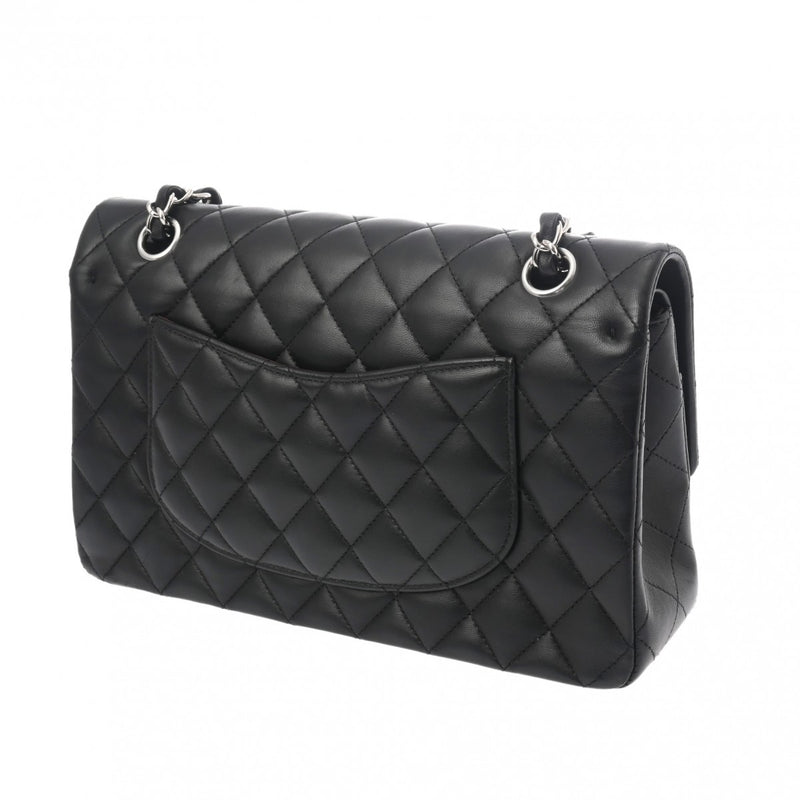 CHANEL シャネル マトラッセ 1.12 クラシック ハンドバッグ 25cm ブラック A01112 レディース ラムスキン ショルダーバッグ ABランク 中古 銀蔵