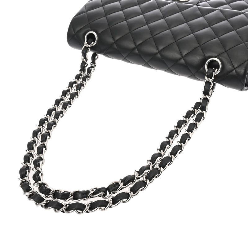 CHANEL シャネル マトラッセ 1.12 クラシック ハンドバッグ 25cm ブラック A01112 レディース ラムスキン ショルダーバッグ ABランク 中古 銀蔵