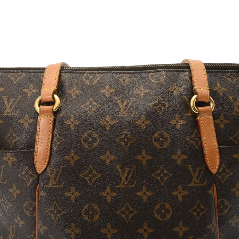 LOUIS VUITTON ルイヴィトン モノグラム トータリーMM  ブラウン M56689 レディース モノグラムキャンバス トートバッグ Bランク 中古 銀蔵