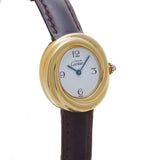 カルティエ マスト トリニティ W1010844 ホワイト レディース 腕時計 クォーツ 中古 銀蔵