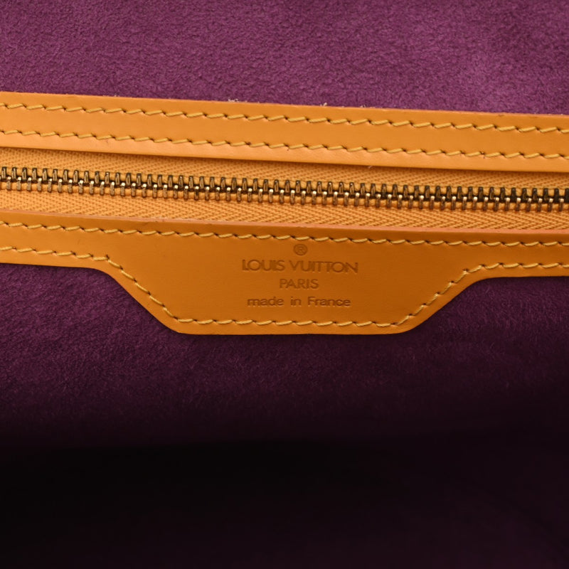 LOUIS VUITTON ルイヴィトン エピ サンジャック ショッピング タッシリイエロー M52269 レディース エピレザー ショルダーバッグ Bランク 中古 銀蔵