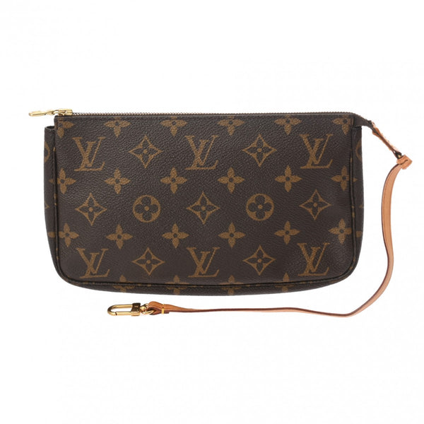 LOUIS VUITTON ルイヴィトン モノグラム ポシェット アクセソワール 旧型 ブラウン M51980 レディース モノグラムキャンバス アクセサリーポーチ Bランク 中古 銀蔵