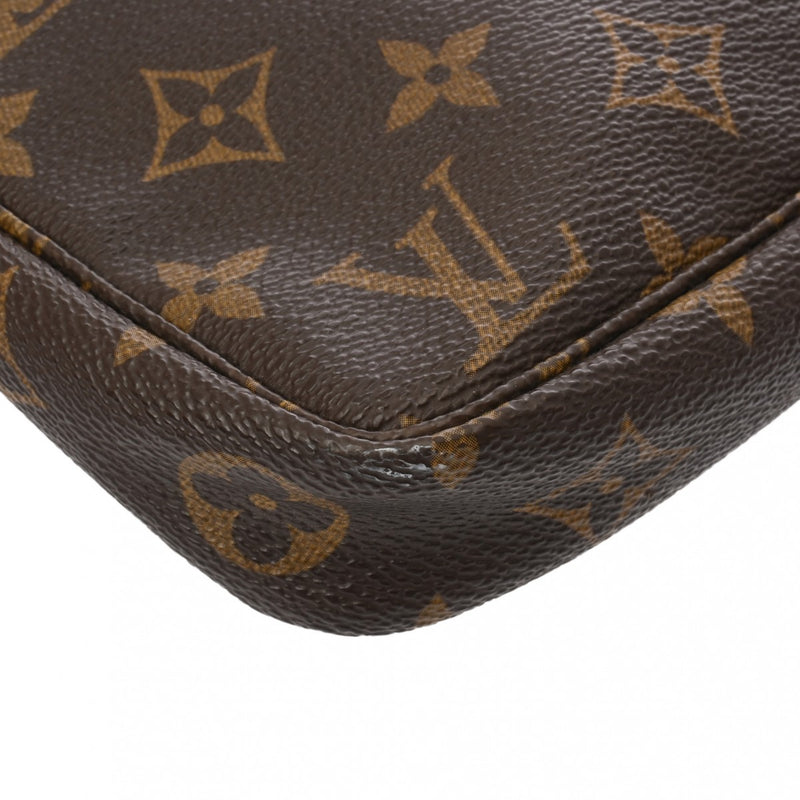 LOUIS VUITTON ルイヴィトン モノグラム ポシェット アクセソワール 旧型 ブラウン M51980 レディース モノグラムキャンバス アクセサリーポーチ Bランク 中古 銀蔵