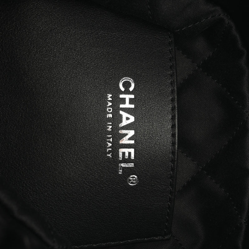 CHANEL シャネル シャネル22 ミニハンドバッグ 2WAY ブラック AS3980 レディース シャイニーカーフ ハンドバッグ 新同 中古 銀蔵