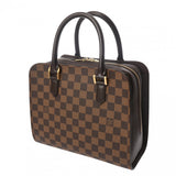 LOUIS VUITTON ルイヴィトン ダミエ トリアナ ブラウン N51155 レディース ダミエキャンバス ハンドバッグ Aランク 中古 銀蔵