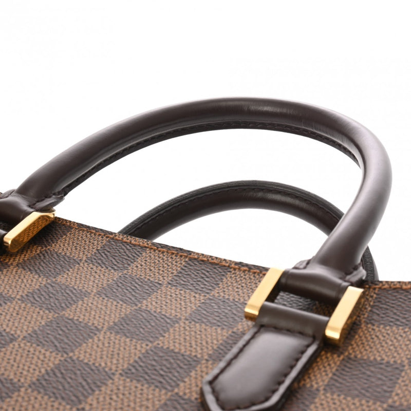 LOUIS VUITTON ルイヴィトン ダミエ トリアナ ブラウン N51155 レディース ダミエキャンバス ハンドバッグ Aランク 中古 銀蔵