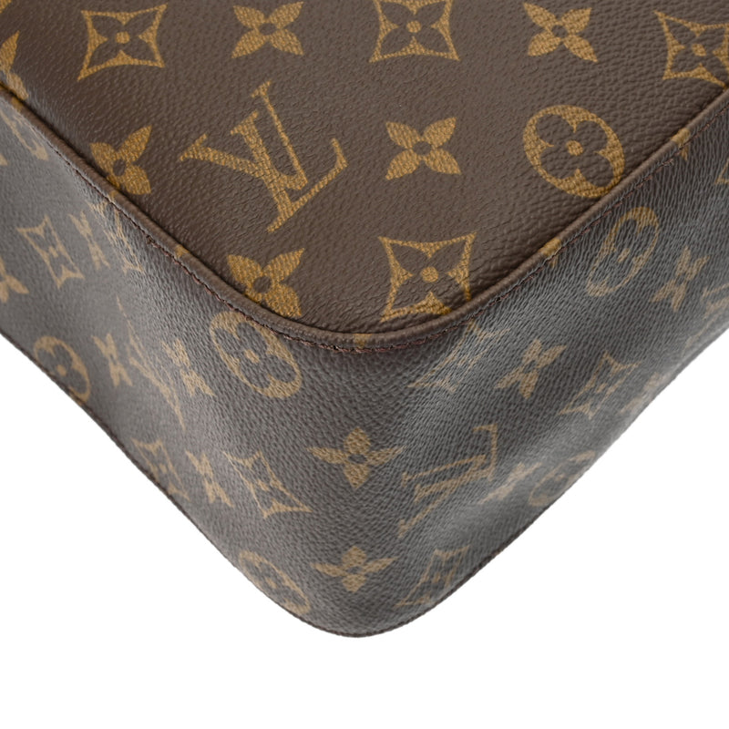 LOUIS VUITTON ルイヴィトン モノグラム ルーピング GM ブラウン M51145 レディース モノグラムキャンバス ワンショルダーバッグ Aランク 中古 銀蔵